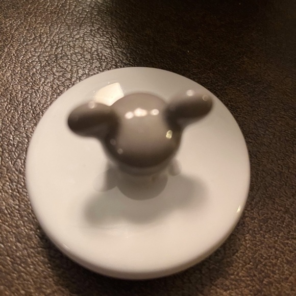 Authentic Disney Parks Mickey Mouse Teapot with lid. 3D Mickey head on lid. - Picture 10 of 12